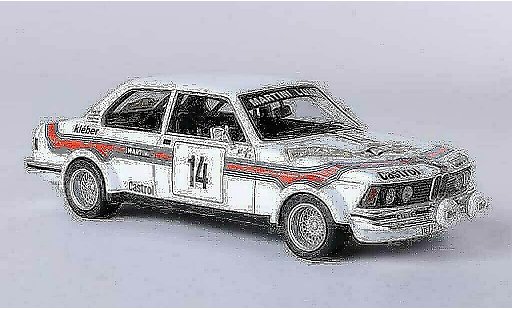 Bmw 323 Gr.2 1/43 Neo (E21) No.14 Martini Racing H.Delbar / W.Lux Boucles de Spa 1980 modelauto