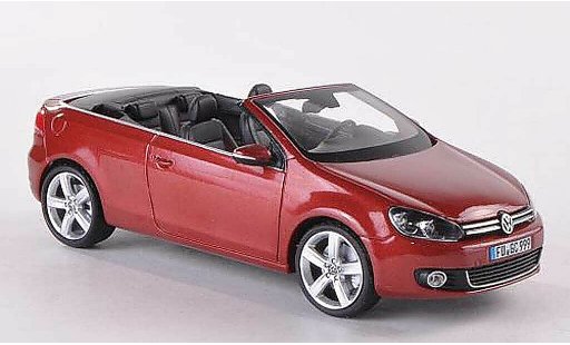 Volkswagen Golf Cabriolet 1/43 Schuco Cabrio rood modelauto