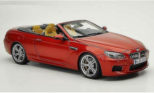 Bmw M6 Cabriolet 1/18 Paragon F12 oranje 2012 modelauto