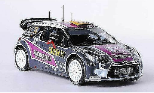 DS Automobiles DS3 WRC 2011 1/43 IXO No.14 van Merksteijn International P.Van Merksteijn / E.Mombaerts Rally Duitsland modelauto