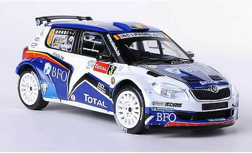 Skoda Fabia S2000 1/43 IXO No.3 BFO F.Loix / F.Miclotte Rally Ypern 2011 modelauto