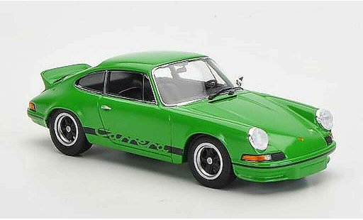 Porsche 911 Carrera 1/43 Minichamps 2.7 groen/zwart 1973 modelauto