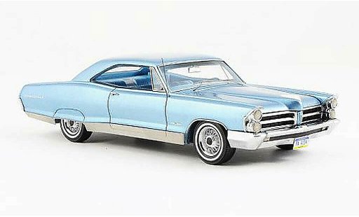Pontiac Bonneville Hardtop 1/43 Neo Coupe blauw 1965 modelauto