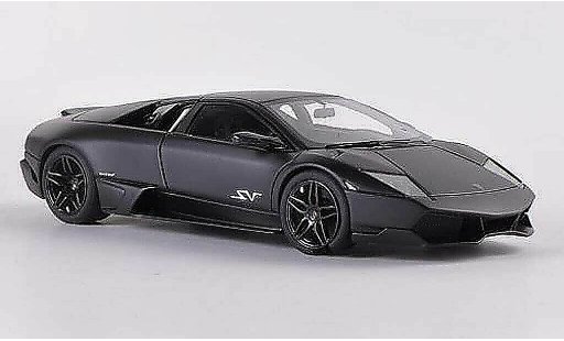 Lamborghini Murcielago LP670 1/43 Look Smart SV Fixed Wing zwart modelauto