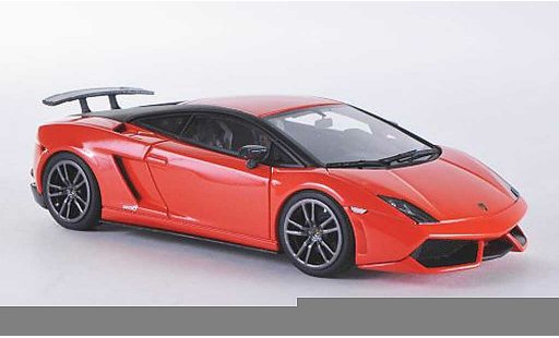 Lamborghini Gallardo LP570-4 1/43 Look Smart Superleggera Edizione Tecnica oranje/matzwart modelauto