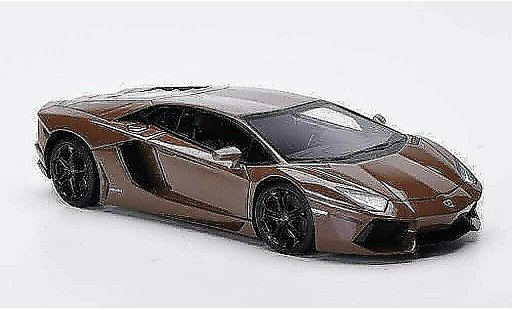 Lamborghini Aventador LP700-4 1/43 FrontiArt bruin 2011 modelauto