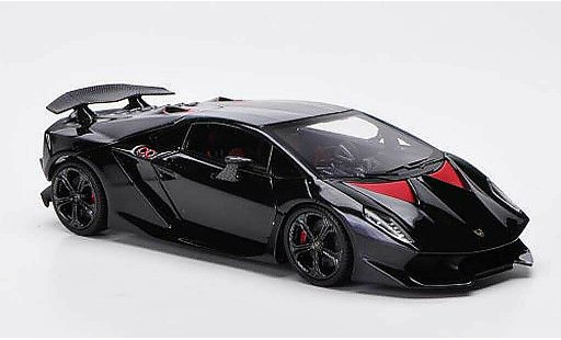 Lamborghini Sesto Elemento Base 1/43 FrontiArt zwart 2010 modelauto
