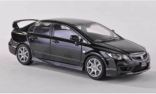 Honda Civic Type R 1/43 Ebbro FD2 zwart modelauto