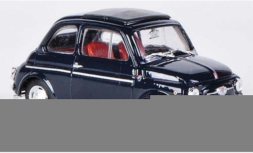 Fiat 590 Giannini 1/43 Brumm GTR blauw vouwdak gesloten 1972 modelauto