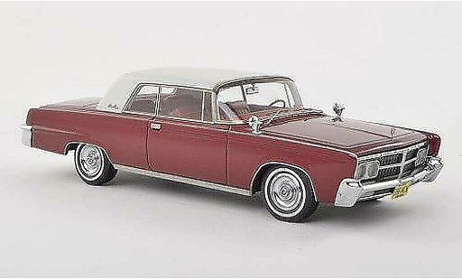 Imperial Crown 2-Door Hardtop 1/43 Neo Coupe zwart-rood/lumineuses-wit 1965 modelauto