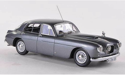 Bristol 405 berline 1/43 Neo Sports Saloon grijs LHD gelimiteerd Auflage 300 stuk 1954 modelauto