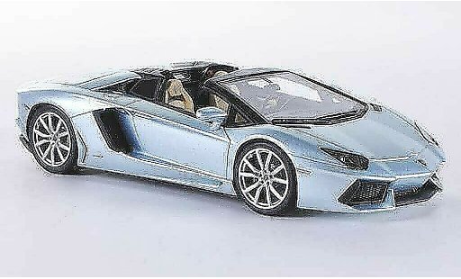 Lamborghini Aventador Roadster 1/43 Look Smart LP700-4 grijsblauw modelauto