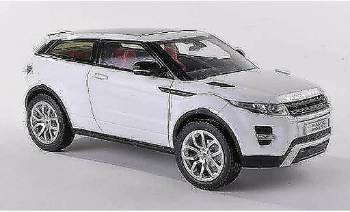 Range Rover Evoque Coupe 1/18 Welly wit LHD modelauto