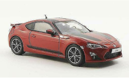 Toyota 86 2012 1/43 J Collection GT 1st Edition rood/zwart LHD modelauto
