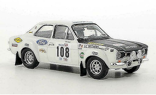 Ford Escort MK1 1/43 Trofeu 1600 TC No.108 R.Fiddler / B.Hughes Rally Portugal 1970 modelauto