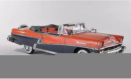 Mercury Montclair Convertible 1/18 Sun Star Cabriolet l/zwart-grijs 1956 modelauto