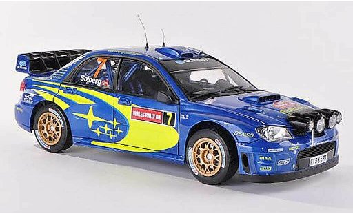 Subaru Impreza WRC 1/18 Sun Star No.7 Rally Wales 2007 modelauto