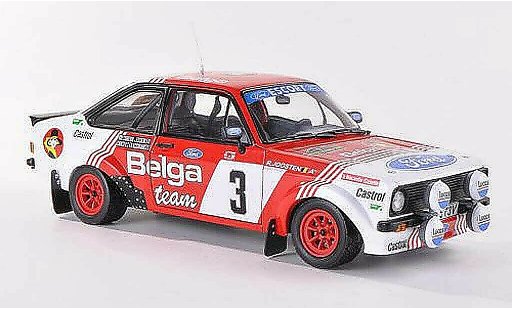 Ford Escort Rally 1/18 Sun Star 1800 No.3 Belga Bianchi 1982 modelauto