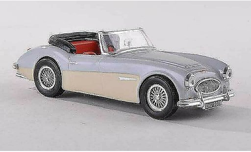 Austin Healey 3000 roadster 1/43 Vitesse ougroen grijs/beige RHD modelauto