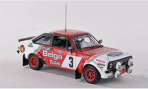 Ford Escort RS 1800 1/43 Vitesse MKII Belga No.3 Rally Bianchi 1982 R.Droogmans/R.Joosten modelauto