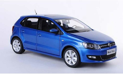 Volkswagen Polo Base 1/18 Paudi V blauw Asien-Version 2011 modelauto