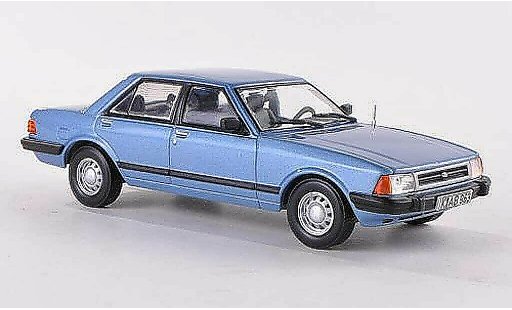 Ford Granada Berlina 1/43 WhiteBox MKII blauw 1983 modelauto