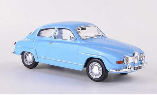 Saab 96 Base 1/43 WhiteBox blauw modelauto