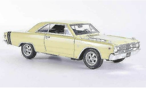 Dodge Dart 1968 1/43 Highway 61 GTS beige/zwart modelauto