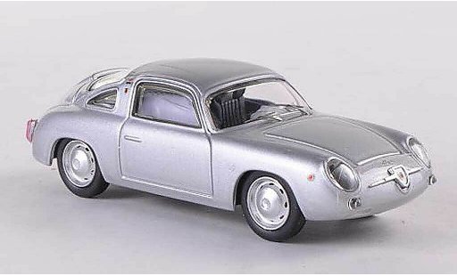 Fiat 750 Abarth 1/43 Best Zagato grijsgrijs 1958 modelauto