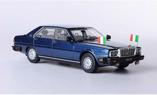 Maserati Quattroporte Presidential 1/43 Kess III 4.9 Pertini blauw 1983 modelauto