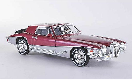 Stutz Blackhawk Coupe 1/43 Premium X rood/grijs Sondermodell gelimiteerd Auflage 750 stuk 1971 modelauto