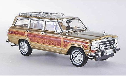 Jeep Wagoneer Edition Limit&Atilde;&copy;e 1/43 Premium X gold/Holzeffekt Sondermodell gelimiteerd Auflage 500 stuk 1989 modelauto