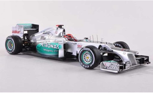 Mercedes F1 2012 1/43 Spark AMG W03 No.7 Petronas M.Schumacher GP Brasilien modelauto