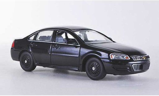 Chevrolet Impala police 1/43 First Response 2011 zwart met Politie-Zubehor modelauto