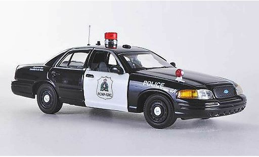 Ford Crown Police Interceptor 1/43 First Response Victoria RCMP - Royal Canadian Mounted Politie zwart/wit Politie (CAN) modelauto