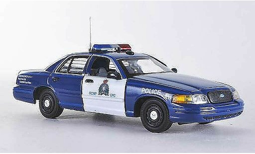Ford Crown Police Interceptor 1/43 First Response Victoria RCMP - Royal Cnadian Mounted Politie blauw/wit Politie (CAN) modelauto