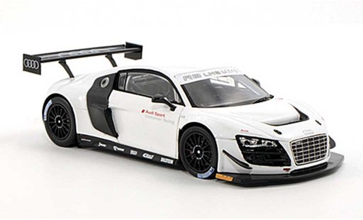 Audi R8 lms 1/43 Spark Ultra wit Plain Body Version 2012 modelauto