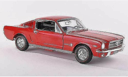 Ford Mustang Fastback 1/43 Ertl 2+2 rood modelauto