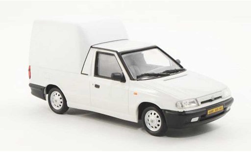Skoda Felicia Pick-Up 1/43 Abrex wit/wit 1996 modelauto
