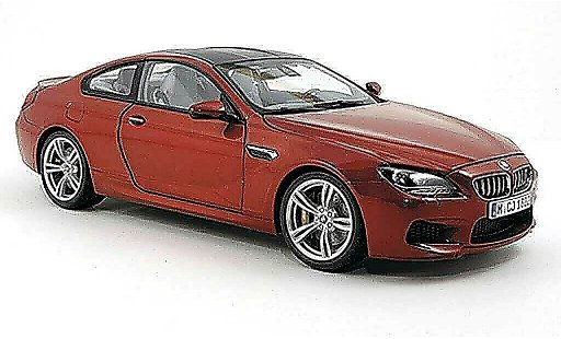Bmw M6 Coupe 1/18 Paragon F13 oranje/carbon 2012 modelauto