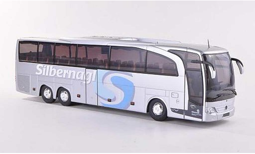 Mercedes Travego Base 1/43 Rietze M Euro 6 grijsnagl Kastelruth modelauto