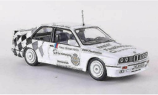 Bmw M3 coupe 1/43 IXO E30 Nurburgring Taxi 1990 M.Martini modelauto