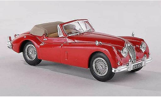 Jaguar XK 140 1/43 IXO Cabriolet rood 1956 modelauto