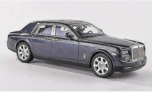 Rolls Royce Phantom 2009 1/43 IXO blauw-grijs LHD modelauto