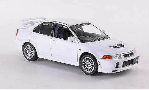 Mitsubishi Lancer Evolution VI 1/43 IXO wit 1999 modelauto