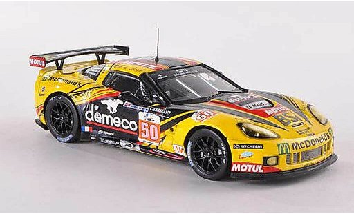 Chevrolet Corvette ZR1 1/43 IXO C6 No.50 demeco/Motul/McDonald s 24h Le Mans 2011 P.Bornhauser/J.Canal/G.Gardel modelauto