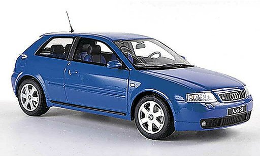 Audi S3 berline 1/18 Ottomobile (MK2) blauw modelauto