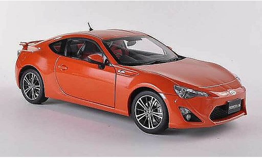Toyota 86 2012 1/18 Autoart beperkt (Asian Version/RHD) oranje modelauto