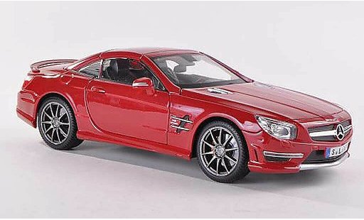 Mercedes Classe SL 63 1/18 Maisto AMG (R231) rood 2012 modelauto