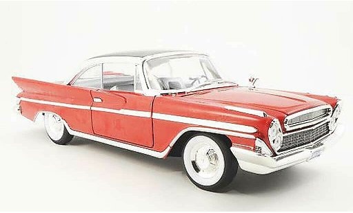 Desoto Adventurer Coupe 1/18 Yat Ming rood/zwart 1961 modelauto